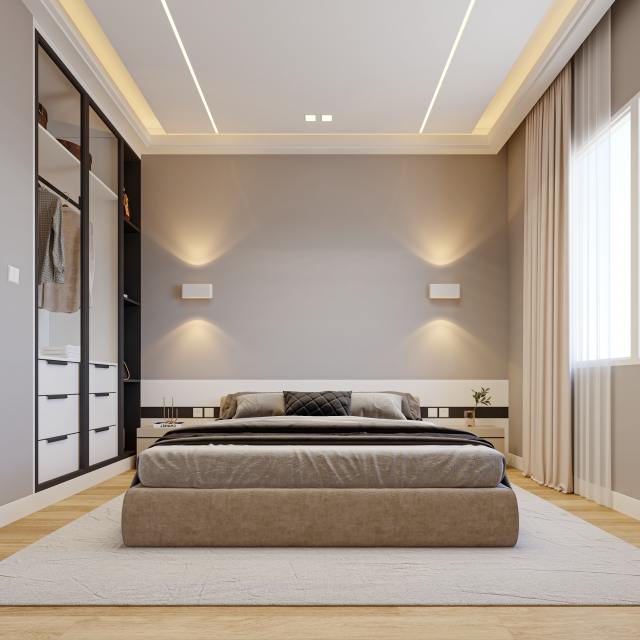 MASTER BEDROOM 3D-Modell .c4d .max .obj .3ds .fbx .stl .blend 