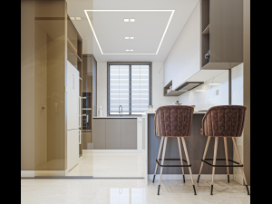 OPEN SPACE LIVING DINING KICHEN HALL 3D Model