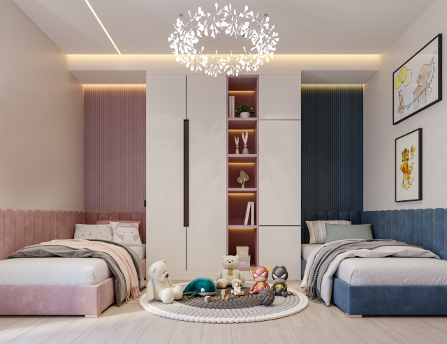 BOYS ROOM 3D Модель .c4d .max .obj .3ds .fbx .stl .blend 