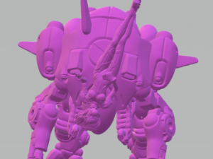 DVa Overwatch Mecha 3D प्रिंट मॉडल