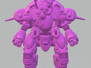 DVa Overwatch Mecha 3D प्रिंट मॉडल