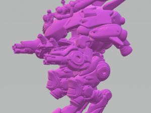 DVa Overwatch Mecha 3D प्रिंट मॉडल