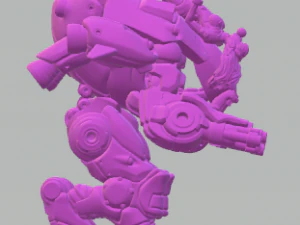 DVa Overwatch Mecha 3D Print Model