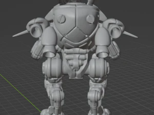 DVa Overwatch Mecha 3D Print Model
