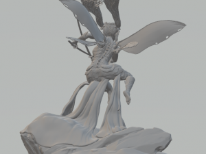 Fairy Swordswoman 3D 打印模型