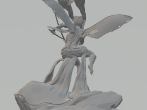 Fairy Swordswoman 3D Print Model
