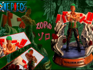 Roronoa Zoro One Piece 3D Принт Модель