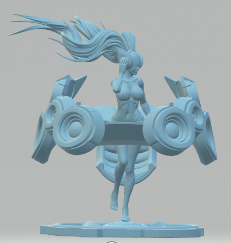 illaoi from league of legends 3D Print Model in Woman 3DExport