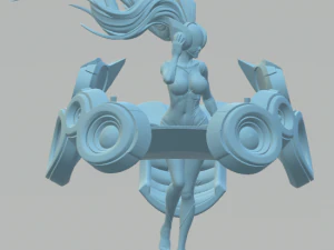 Диджей Сона Лига Легенд 3D Принт Модель