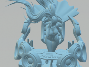 DJ Sona League of Legends Modelo de Impressão 3D