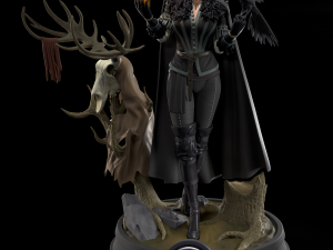 Yennefer The Witcher 3D Print Model