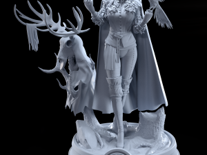 Yennefer The Witcher Modelo de Impressão 3D