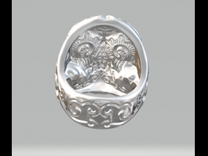 Skull Ring Modelo de impresión 3D