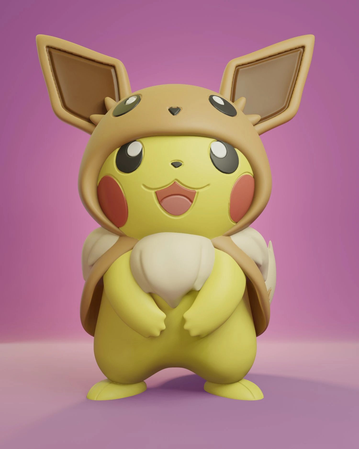 Pokemon Pikachu Cosplay Bundle Eeveelutions 3D Print Model .c4d .max .obj .3ds .fbx .stl .blend 
