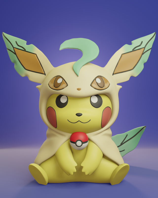 Pikachu Tail by Evey Bee, Download free STL model