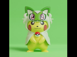 Pokemon Pikachu Cosplay Bundle Paldea Starters 3D Print Model