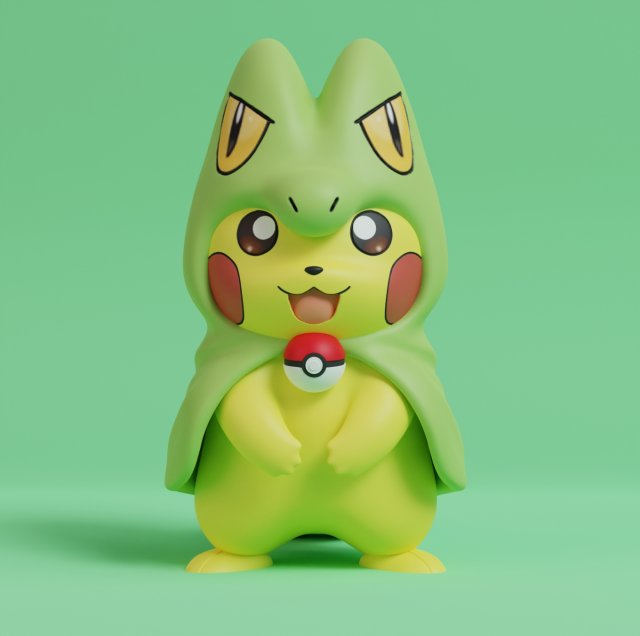 Pokemon - Starters + Pikachu