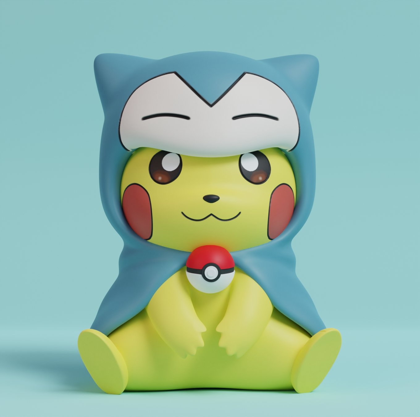 Pokémon GO Plus + Pikachu Case by IXPatch, Download free STL model