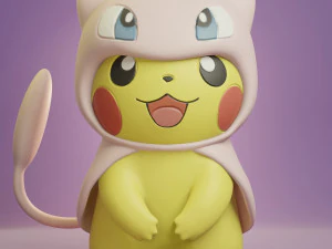 Набор для косплея &laquo;Покемон Пикачу&raquo; 3D Принт Модель