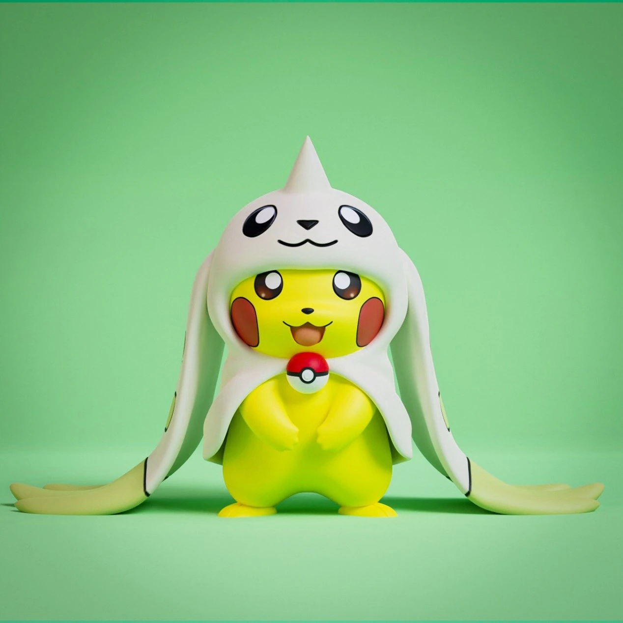 Pokemon Pikachu Cosplay Bundle Crossover 3D Print Model .c4d .max .obj .3ds .fbx .stl .blend 