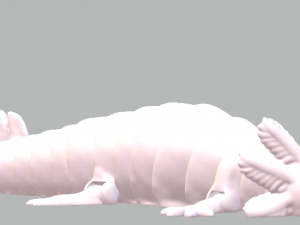 Articulated Axolotl 3D प्रिंट मॉडल
