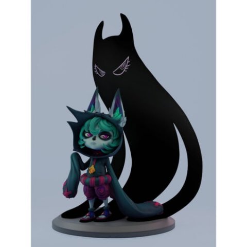 Vex League of Legends 3D Print Model .c4d .max .obj .3ds .fbx .stl .blend