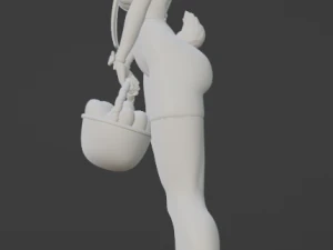2B Nier Automata Bunny Cosplay NSFW 3D Print Model