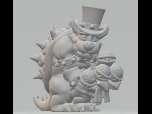 Bowser Mario Bros Model do druku 3D