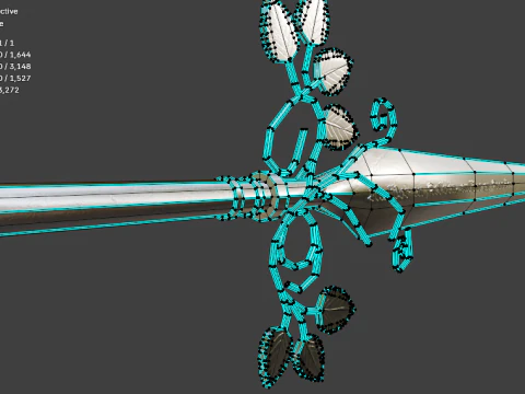 Stylized Weapon Pack 3D Model