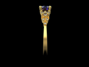 Engagement Ring 4 4 Modelo de Impressão 3D