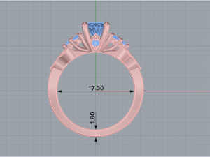 Engagement Ring 4 4 Modelo de Impressão 3D