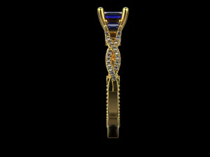 Engagement Ring 156 3D Print Model