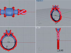 Engagement Ring 156 3D Print Model