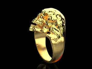 スカルリング 200 3Dプリントモデル