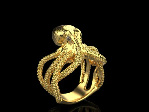 小队戒指1559 3D 打印模型