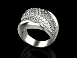 Ring With stones 1720 3D Print Model
