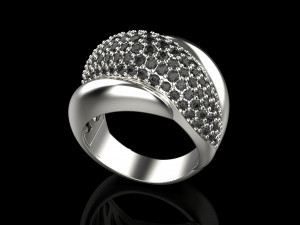Ring With stones 1720 Modelo de Impressão 3D
