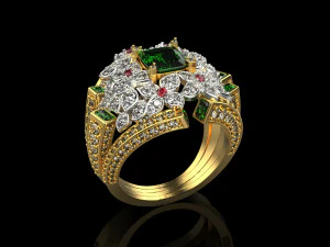 Rings 1888 3D Print Model