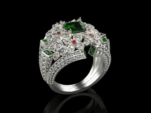 Rings 1888 3D Print Model