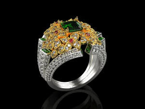 Rings 1888 3D Print Model