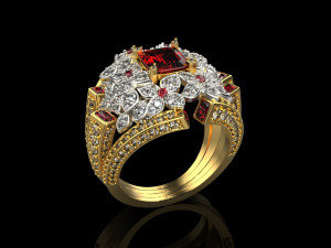 戒指1888 3D 打印模型