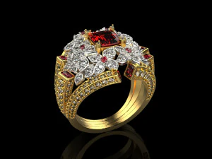 Rings 1888 3D Print Model