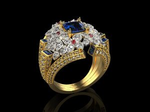 戒指1888 3D 打印模型