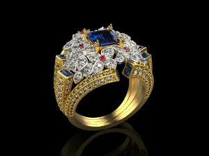 Rings 1888 3D Print Model