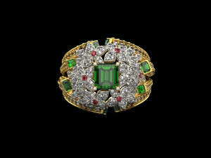 戒指1888 3D 打印模型