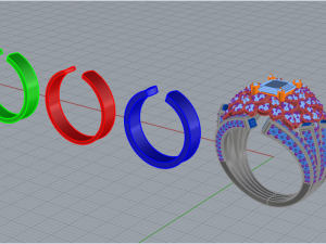 戒指1888 3D 打印模型