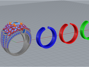 戒指1888 3D 打印模型