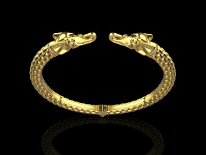 Bracelet Elephant 2130 3D 프린트 모델