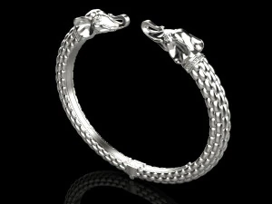 Bracelet Elephant 2130 3D Print Model