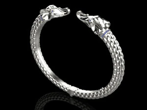 Bracelet Elephant 2130 3D Print Model